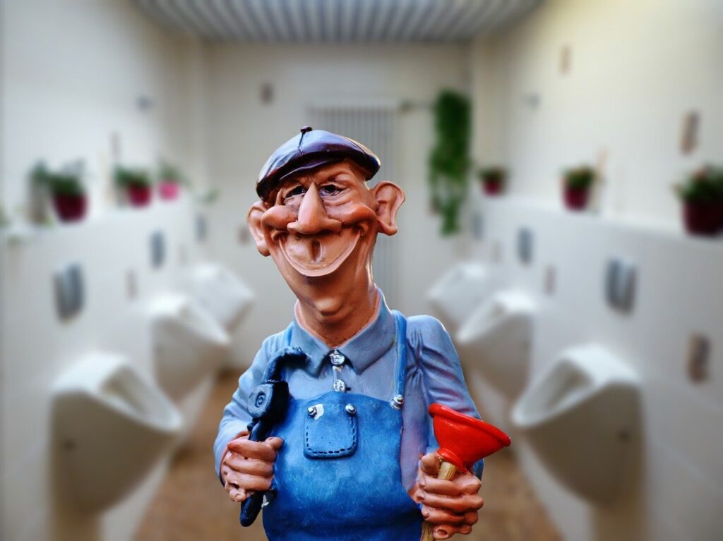 plumber, janitor, pömpel, repair, work, figure, cute, fun, tool, plumber, plumber, plumber, plumber, plumber, janitor